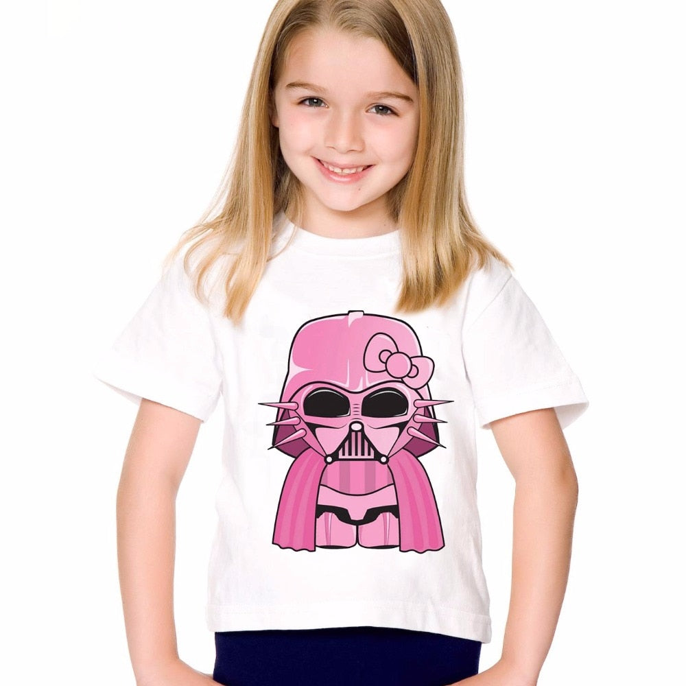 Pink Darth Vader T shirt For girls
