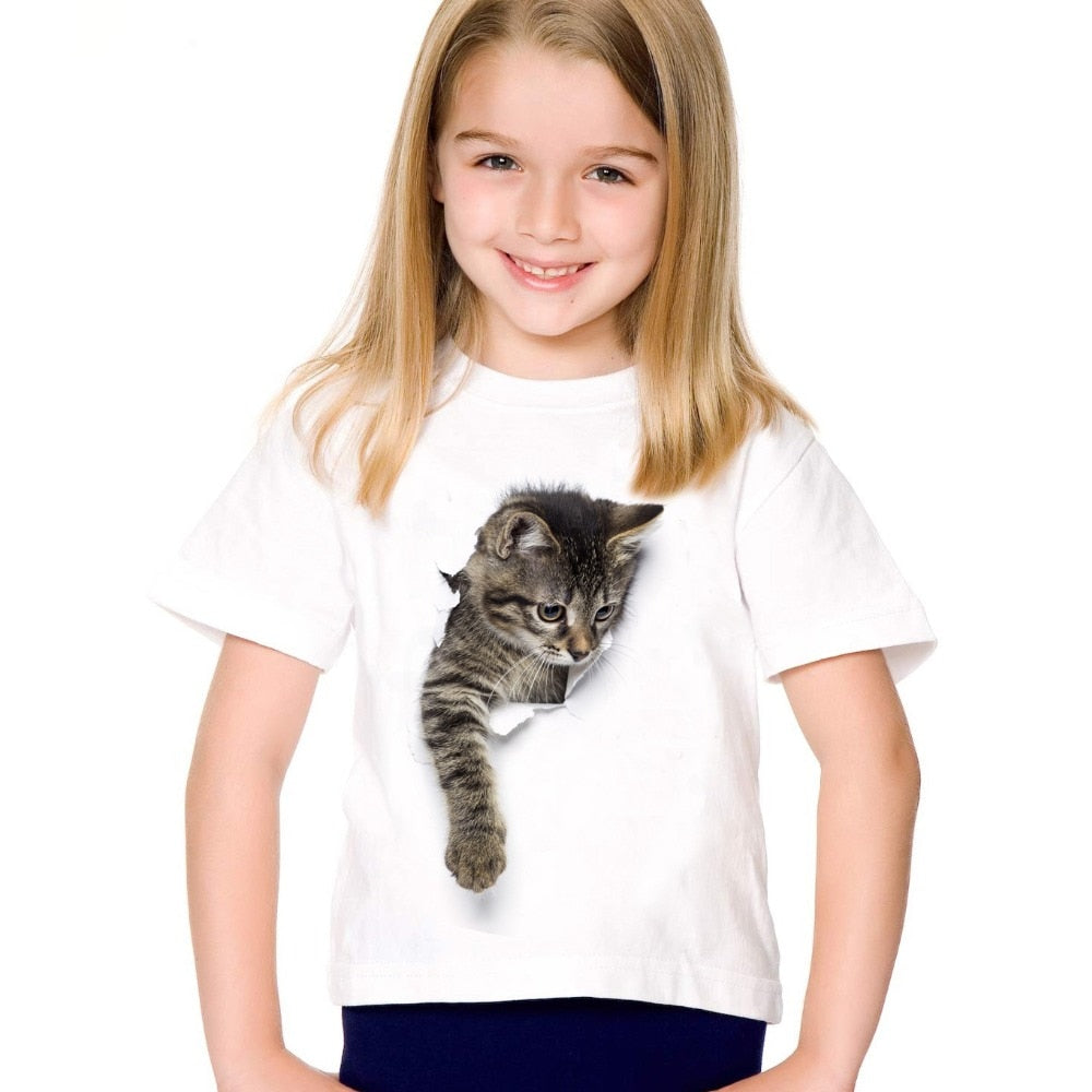 Girl Cat Tshirt