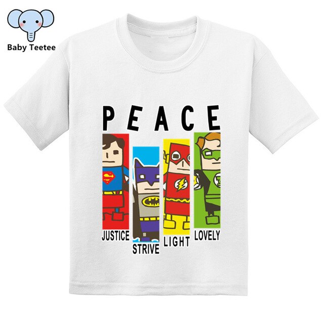 T Shirt Peace Super Hero