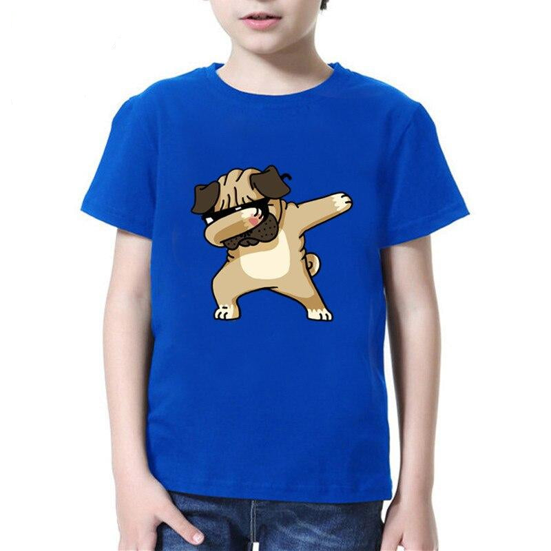 Children Dabbing Dog T Shirt